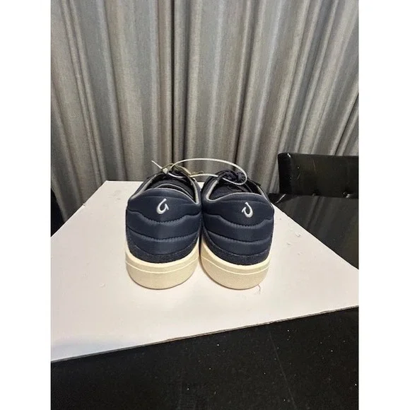 NWT  OluKai Puliki Navy Suede Lace Up Men 11 Sneakers Preppy Old Money Resort - Picture 5 of 7